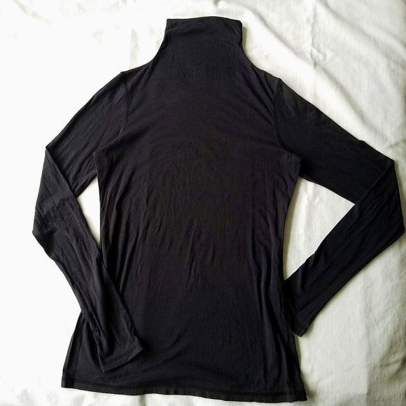 Vince mock turtleneck close fit | size L black